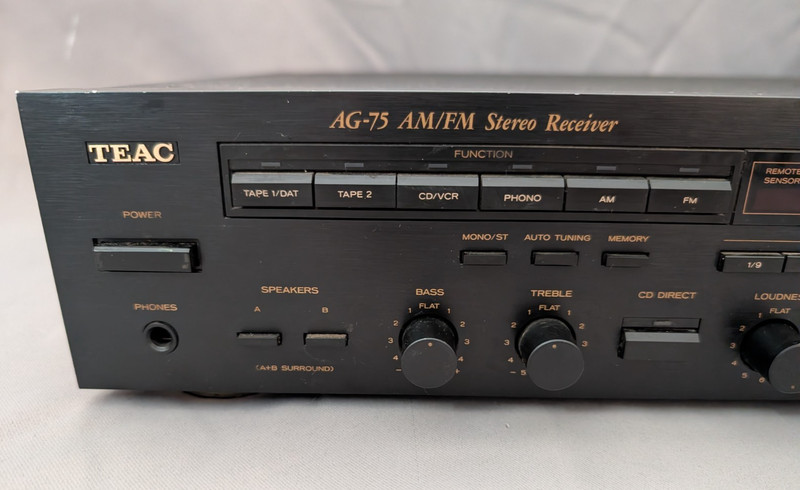 Vintage TEAC AG-75 AM/FM Stereo Receiver TESTED WORKS - No remote gallery