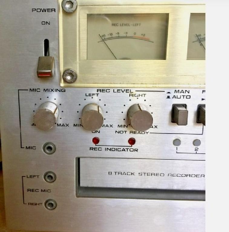 70s Panasonic Integrated Stereo Receiver & 8 Track Player RA-6800 Japan gallery