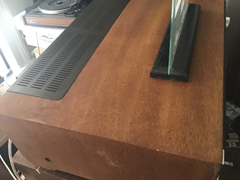 Sansui 8080...Fully restored…LED upgrade..see pics..plus a restored wood case. gallery