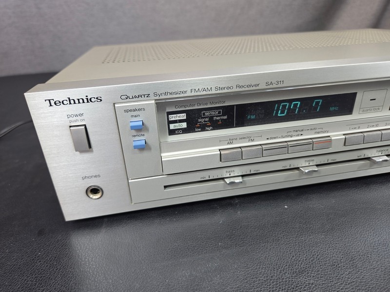 Technics Quartz Synthesizer FM/AM Stereo Receiver SA-311 Parts Repair VIDEO DEMO gallery