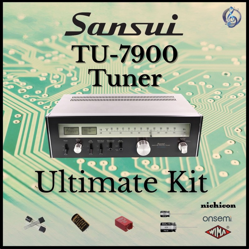 Sansui TU-7900 Tuner Ultimate Upgrade Genuine Parts Restoration