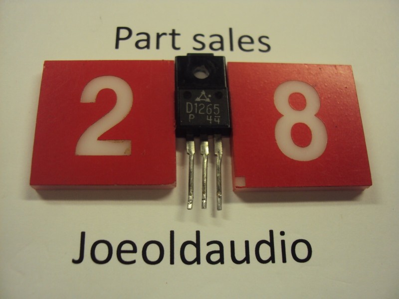 Transistor Pulled Part (USED) 2SD1265 Tested with Curve Tracer.