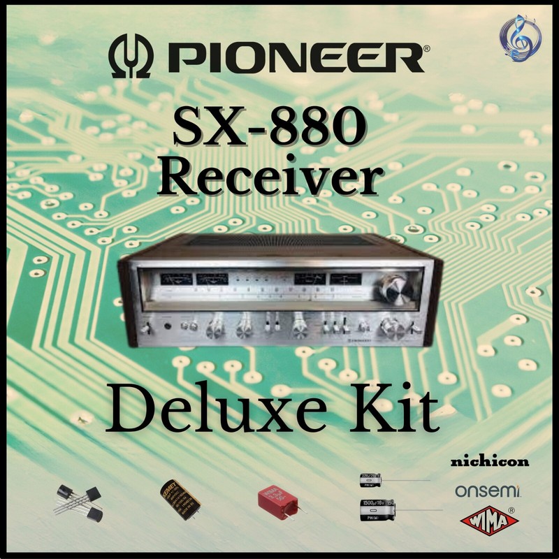 Pioneer SX-880 Receiver Deluxe Upgrade Kit Genuine Parts Restoration