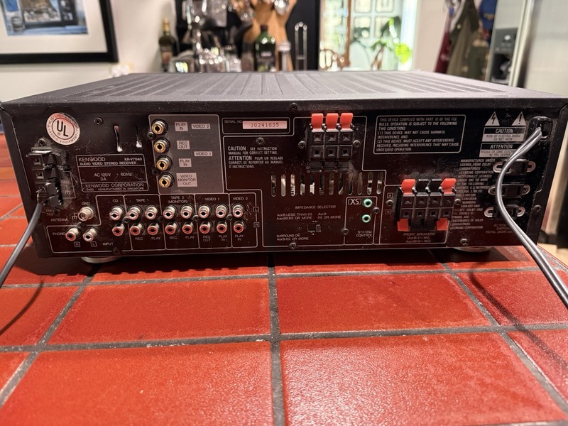 Kenwood KR-V7040 Vintage 5.1 Surround Receiver 100 Watts/Channel Needs Service gallery