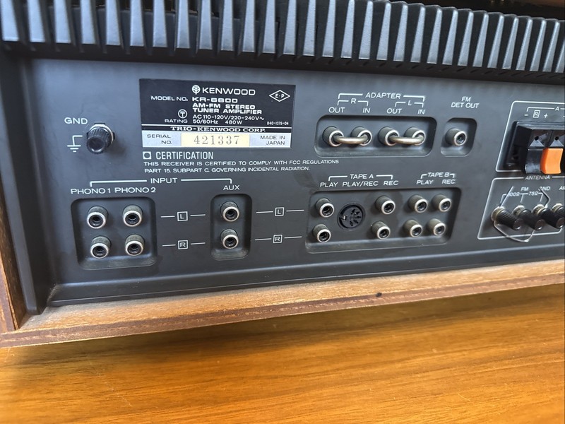 Beautiful Kenwood KR-6600 Receiver Wood Case gallery