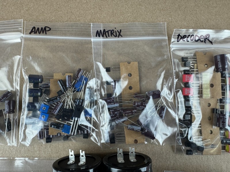 Pioneer QX-747 Complete Rebuild Kit High-Quality Receiver Recap W/ Transistors gallery