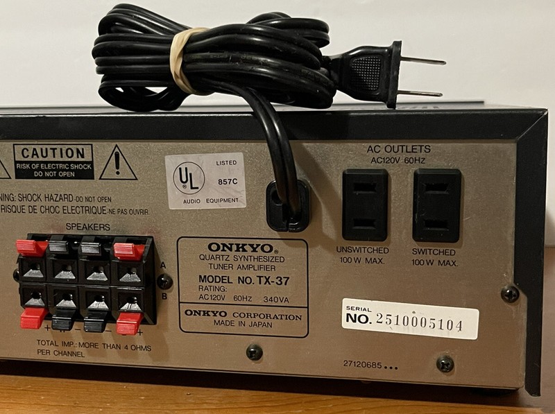 Vintage Onkyo TX-37 Stereo Receiver gallery