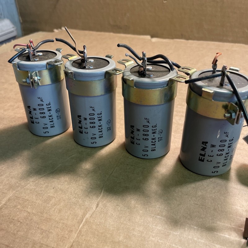 Harman Kardon 930 Stereo Receiver Genuine Parts: Large Lot of Capacitors gallery