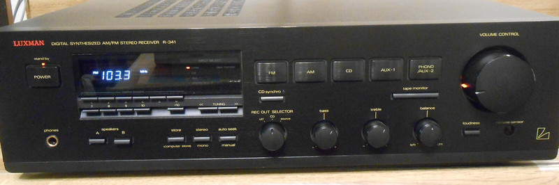 NEW LUXMAN Synthesized FM AM Stereo Receiver Amp R-341 NOS! OPEN BOX! COMPLETE! gallery