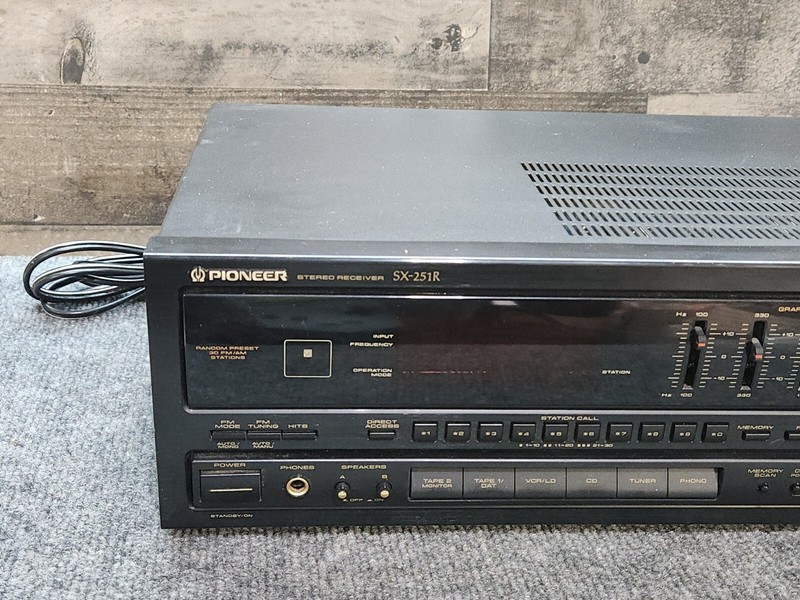 Vintage Pioneer SX-251R Stereo Receiver Audiophile Tested & Works gallery