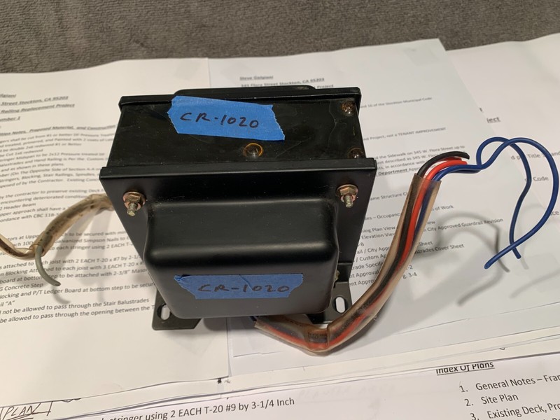 Yamaha CR-1020 Stereo Receiver Parting Out Power Transformer