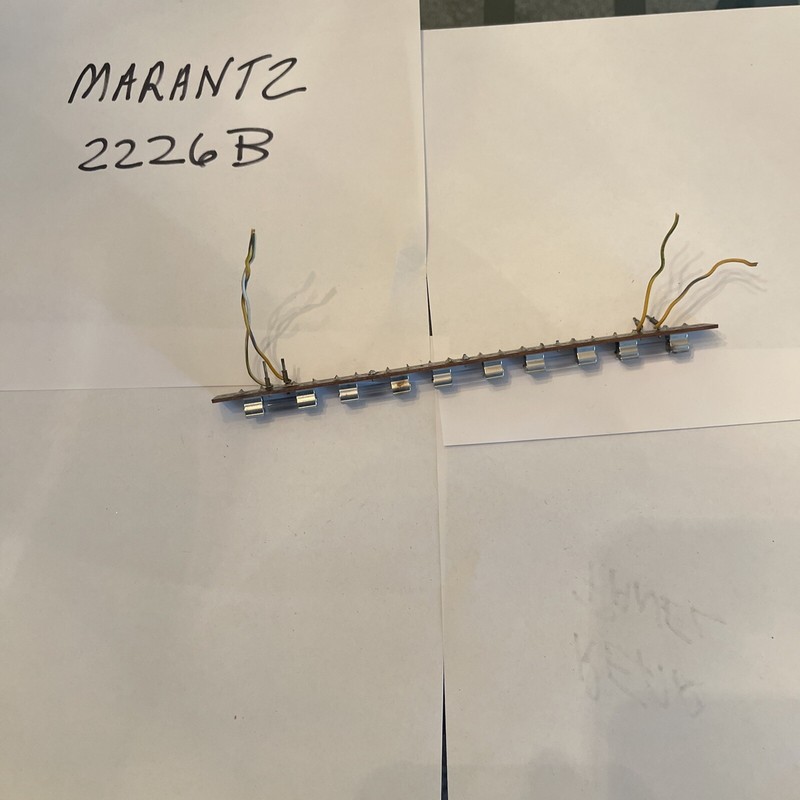 Marantz Reciever 2226B Light Bulb Holder And Board Used Parting Out