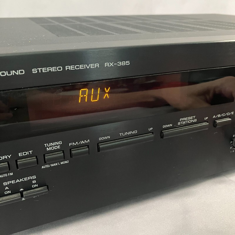 Yamaha RX-385 Natural Sound Stereo Receiver Black AS-IS Untested gallery