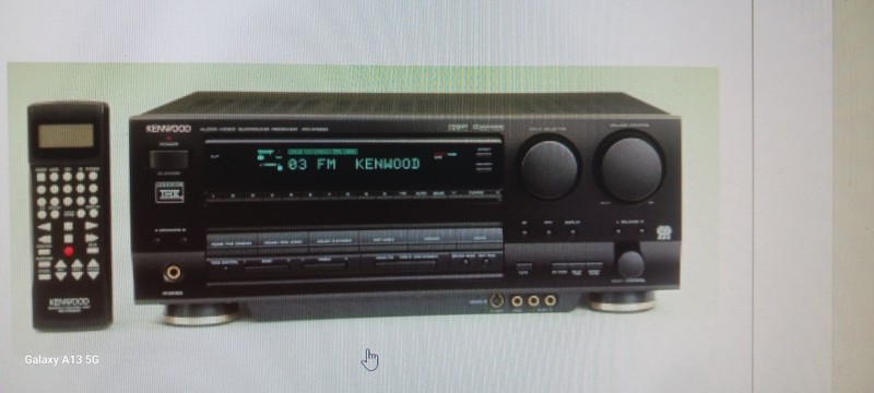Vintage Kenwood KR-X1000 audio-video surround receiver witH SPEAKERS ks-h52
