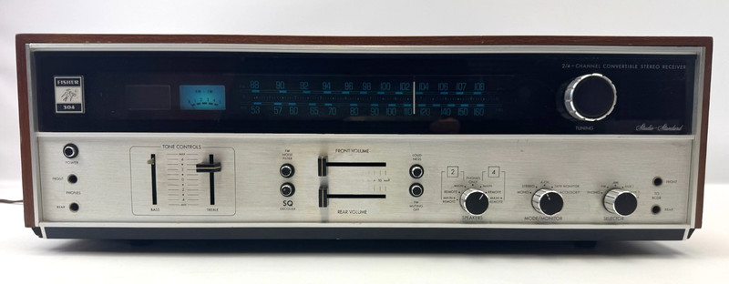 Vintage FISHER 304 Quad Stereo AM FM Receiver Amplifier AS-IS Parts or Repair