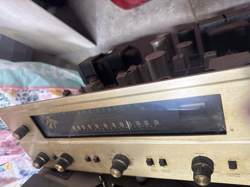The Fisher 500B Vintage Receiver Amplifier + 2/4 Track player + Record Player gallery
