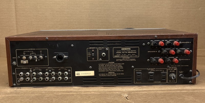 Vintage Onkyo TX-4500 MKII MK2 Stereo Receiver 60 Watts PARTIALLY TESTED gallery