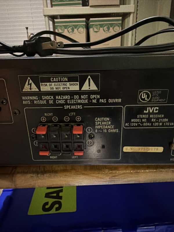 Vintage JVC RX-212 Stereo Receiver- Working - No Remote gallery