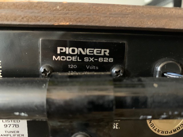 Pioneer SX-626 Vintage Stereo Receiver/ Fully Functional/Tested/serviced gallery