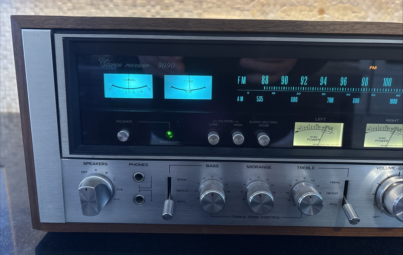 Sansui 9090 AM/FM Stereo Receiver 110 WPC Open Box Perfect Working Condition gallery