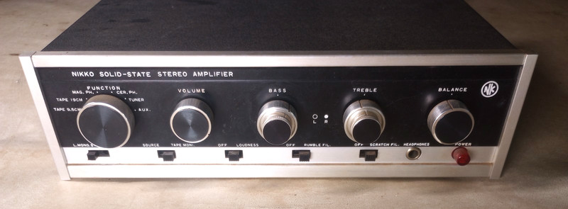 VINTAGE NIKKO TRM+40L RECEIVER ONE CHANNEL WEAK