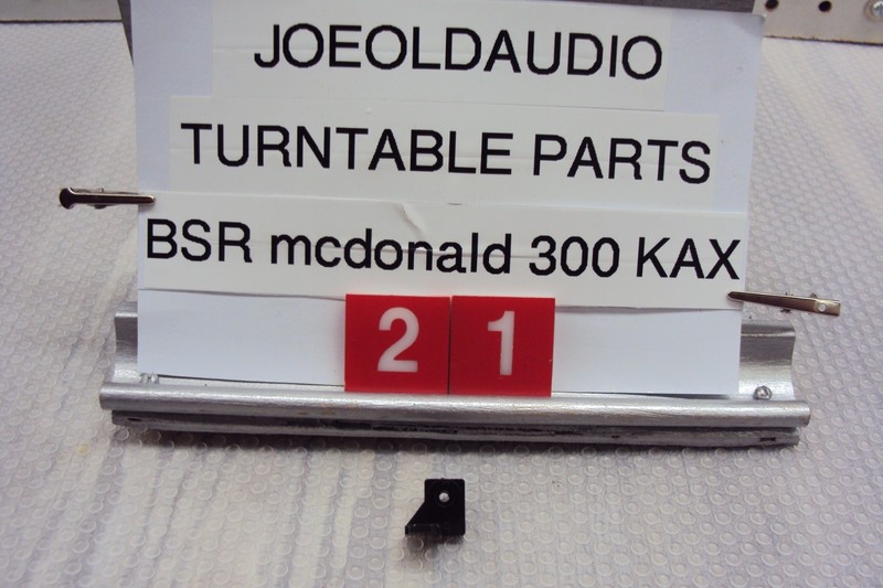 BSR McDonald Turntable Model 300 KAX Speed, Size Knob Mount Tested