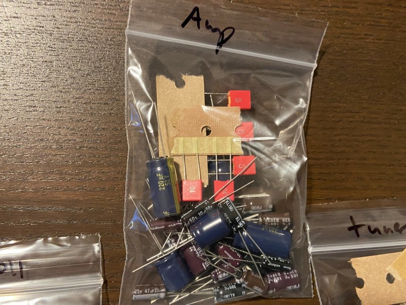 Pioneer SX-3700 Complete Rebuild Kit High-Quality Receiver Recap Set w/ Relay gallery