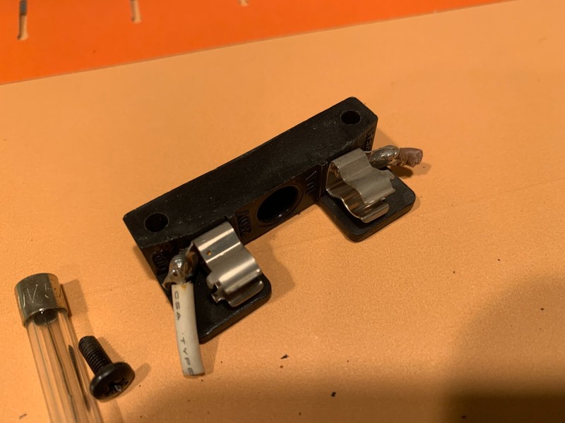 Yamaha CR-1020 Stereo Receiver Parting Out Fuse Holder + Fuse gallery