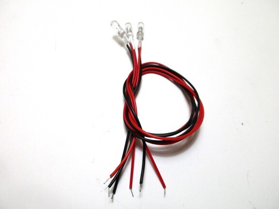NEW 3 (Three) Wired Lamps 14v 70ma 4mm for Yamaha Receiver CR220 CR-420