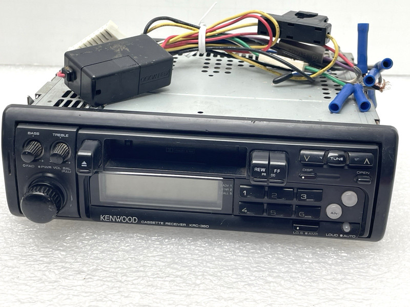 VINTAGE KENWOOD KRC-360 CASSETTE RECEIVER FOR PARTS OR REPAIR ONLY