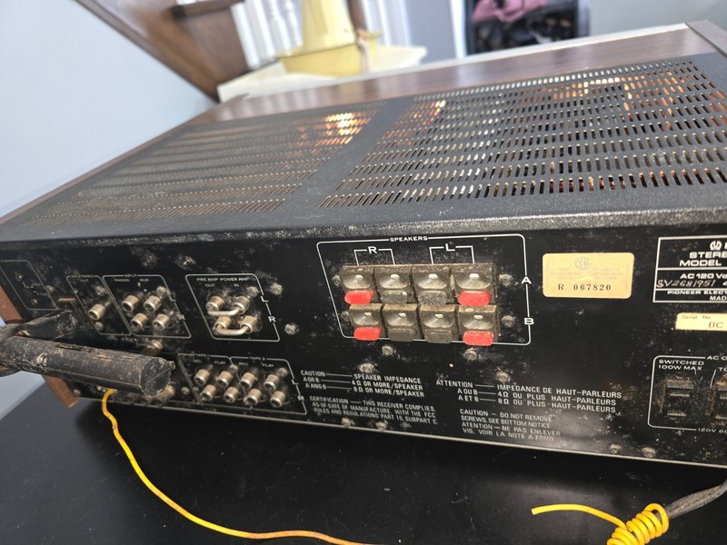 Vintage Pioneer SX-3800 Receiver Excellent working condition clean Smooth Sound gallery