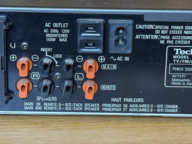Technics Quartz Synthesizer TV/FM/AM Stereo Receiver SA-946 -UNTESTED gallery