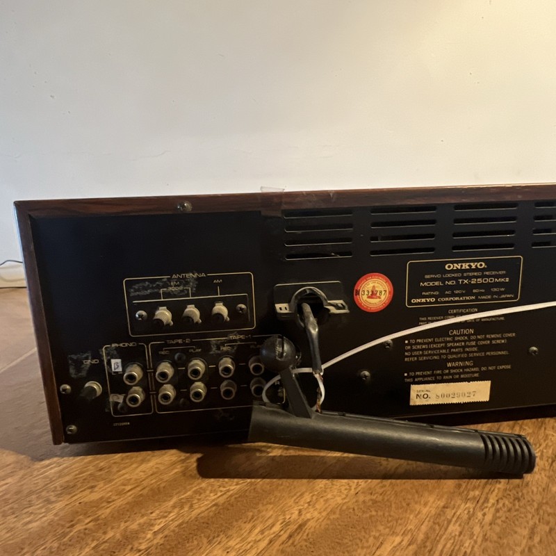VINTAGE ONKYO TX-2500 MKII Servo Locked Receiver - Works READ gallery