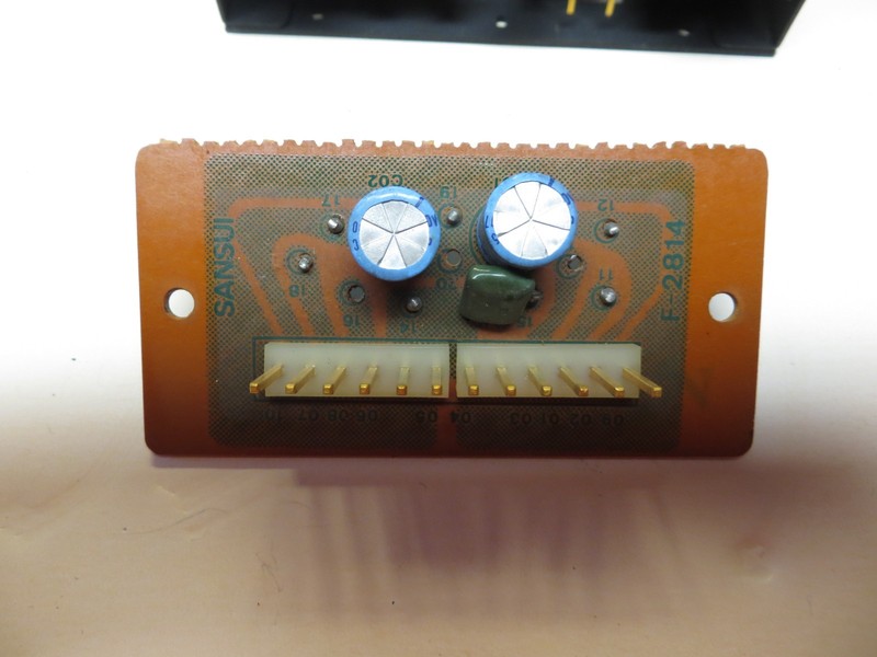 SANSUI G9000/901 RECEIVER AMP DRIVER CARD W/ COVER PART # F2806/F2814 gallery