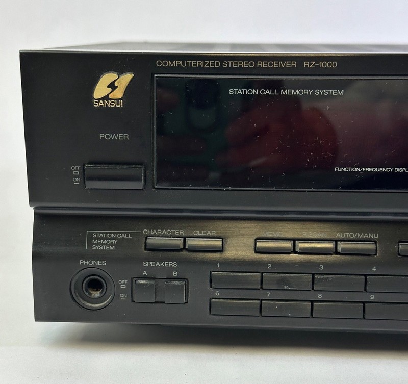 Vintage 1988 Sansui RZ-1000 Computerized Stereo Receiver Tested No Remote JAPAN gallery