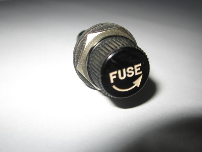 Pioneer SX-9000 SX-525 Fuse Holder & Chrome Attachment K91-005
