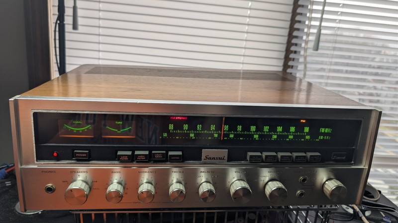 Sansui Seven Vintage Stereo AM FM Receiver Amplifier 2×35 Wpc Serviced