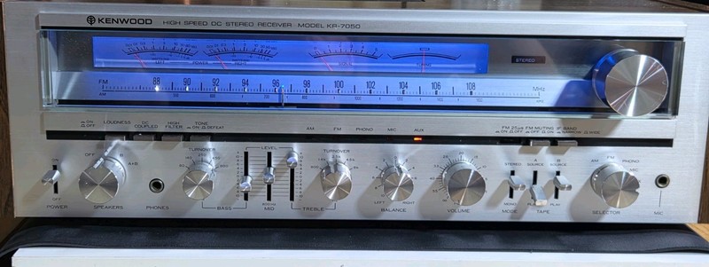 Kenwood KR-7050 High Speed DC Stereo Receiver – Cleaned and Tested