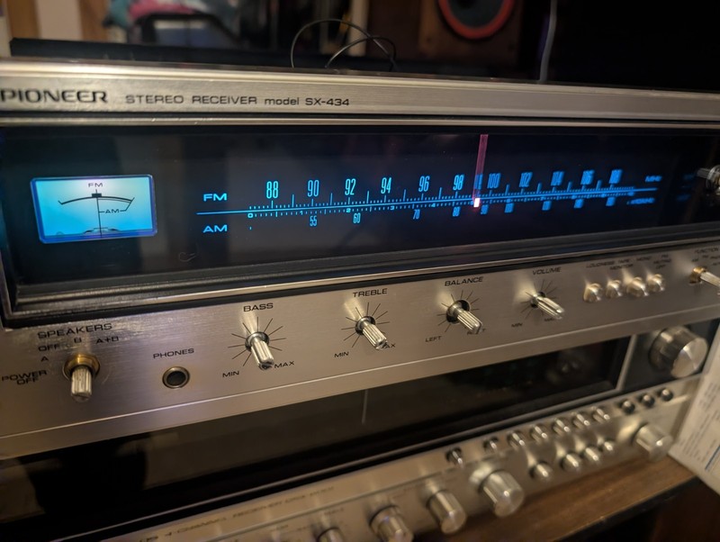 Pioneer SX-434 Stereo Receiver. Cleaned, Tested, Serviced gallery