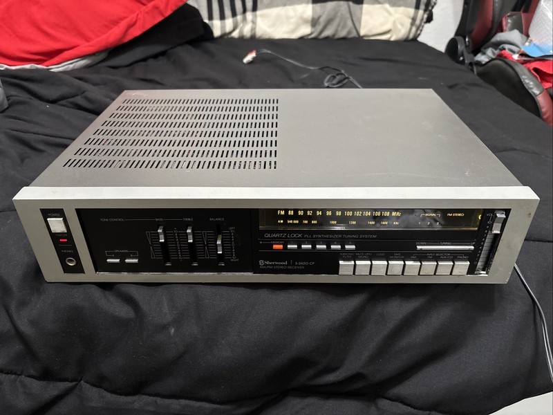 Sherwood AM/FM Stereo Receiver S-2640CP - TESTED WORKING