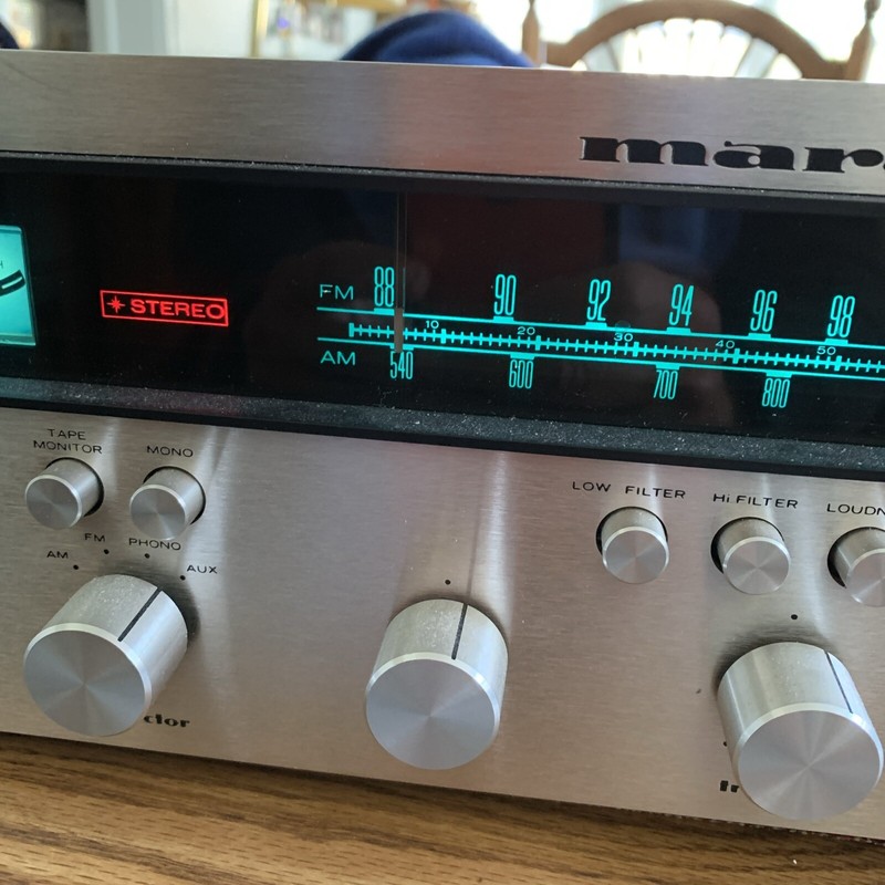 MARANTZ 2215 Super RARE “SILVER” ENGRAVED FACEPLATE RECEIVER . gallery