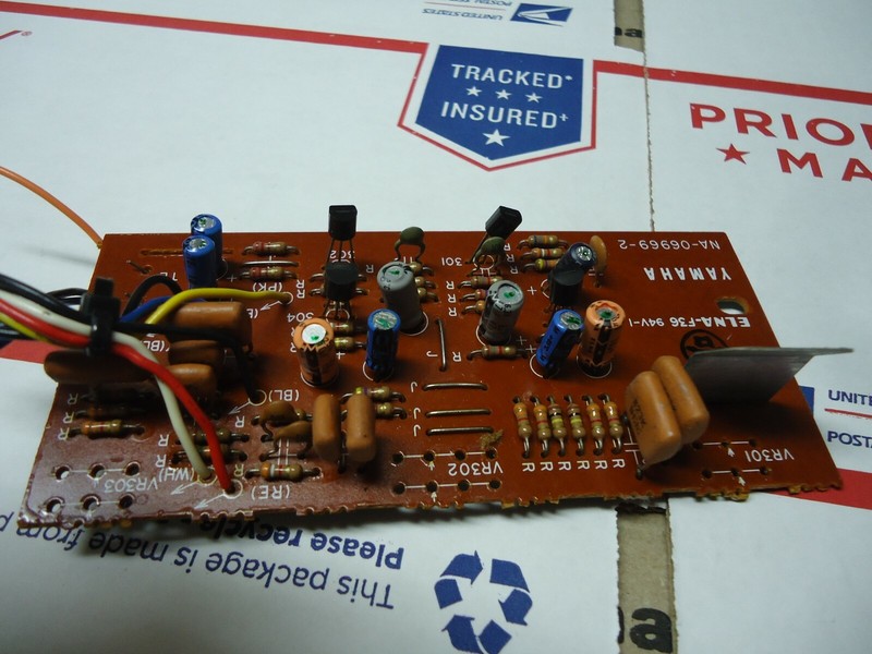 Yamaha CR-420 Stereo Receiver Parting Out Tone Board
