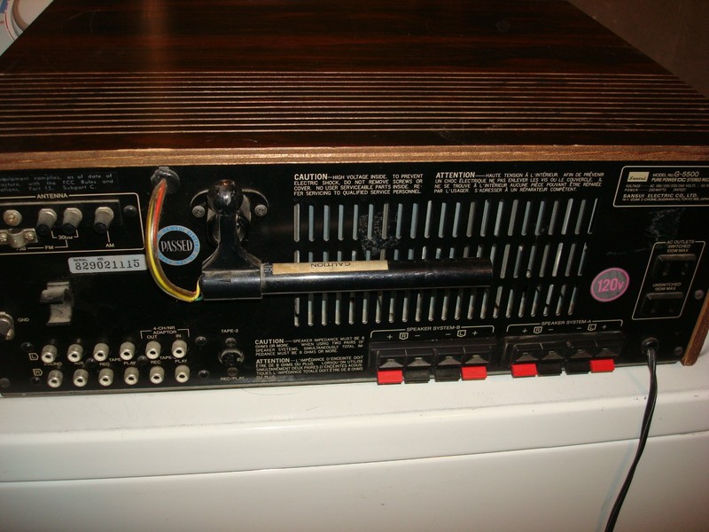 SANSUI G-5500 VINTAGE STEREO RECEIVER SUPER RARE 60 W per Channel gallery