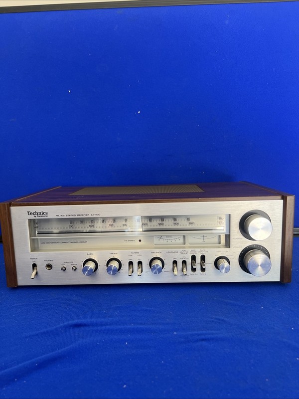 TECHNICS SA-400 STEREO FM-AM STEREO RECEIVER WORKS-CLEAN!