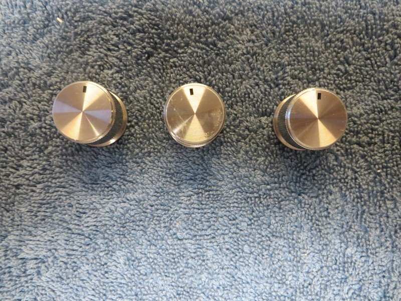 SANSUI STEREO RECEIVER 7070/80809090/9090DB/990DB BASS,MID,TREBLE KNOBS SET OF 3