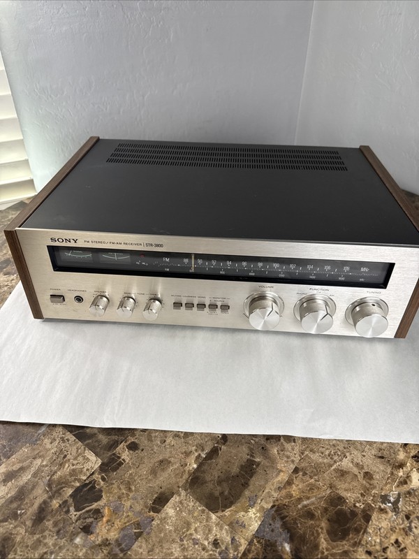 Sony STR-3800 AM/FM Stereo Receiver Vintage 70s Untested Parts As Is gallery