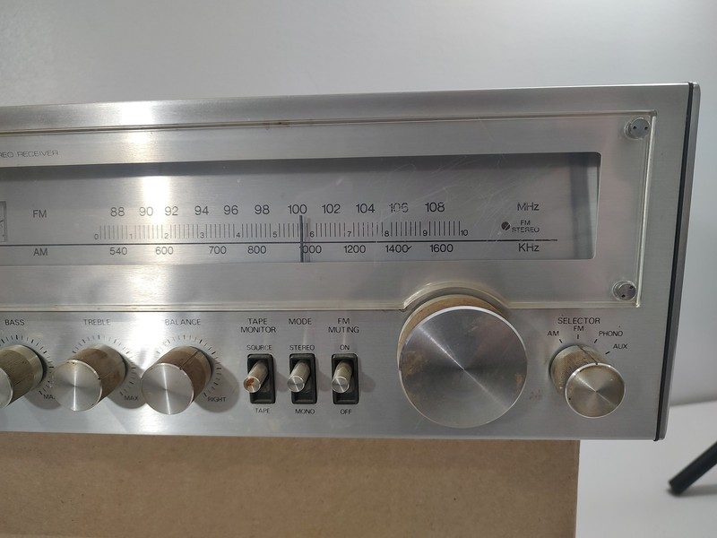 As Is Parts Silver Marshall Modular Systems KM 1021 Stereo Receiver RARE gallery