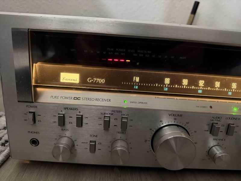 SANSUI G-7700 Vintage AM/FM Receiver 2 Channels 120 Watts gallery