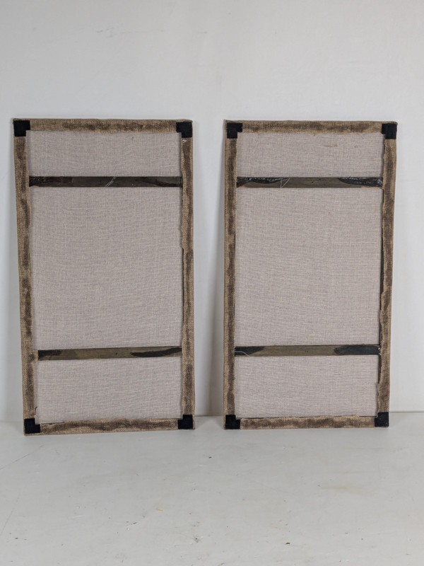 DYNACO A25 Speaker Grills - Original Frame, New Fabric, No Logo Badge - Pair! gallery