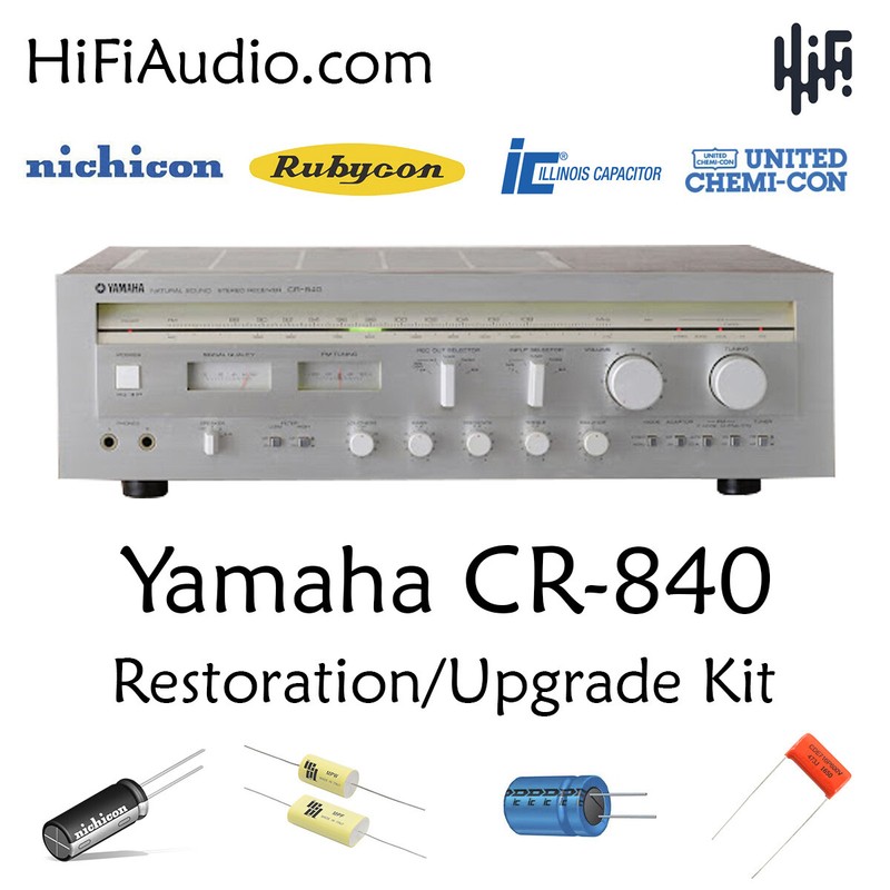 Yamaha CR-840 FULL rebuild restoration recap upgrade kit fix repair capacitor